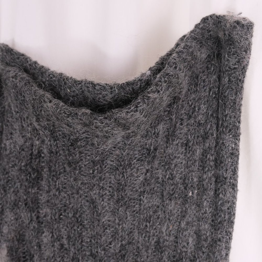 Hand knitted 100% mens pants elastic woolen thick trousers